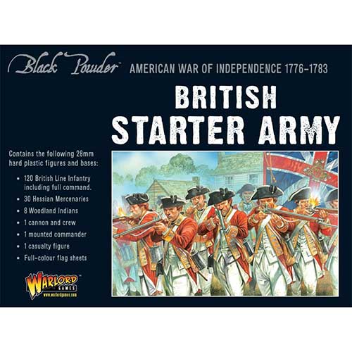 American War of Independence British Army starter set