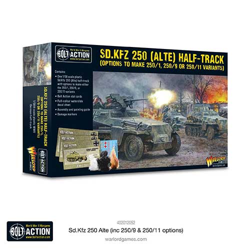 Sd.Kfz 250 (Alte) Half-Track (Options For 250/1/9/11)