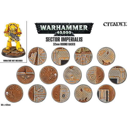 Sector Imperialis 32mm Round Bases