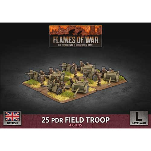 British 25 pdr Field Troop
