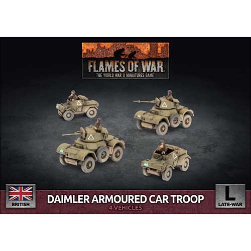 British Daimler Armoured Car Troop