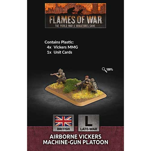 British Airborne Vickers Machine-gun Platoon