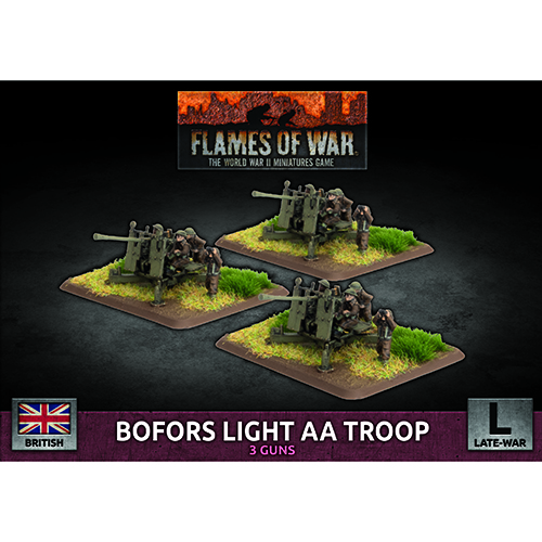 British Bofors Light AA Troop