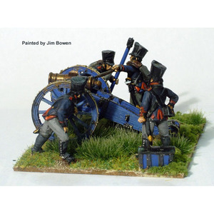 [Prussian] Foot Artillery firing 7 inch Howitzer